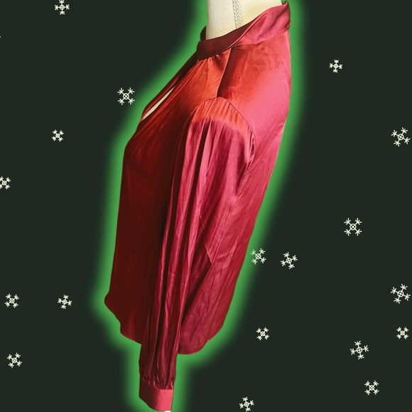 NWT PAIGE ‘Ceres’ Twist-Neck Top in “Mulberry” Size Small - Picture 10 of 16